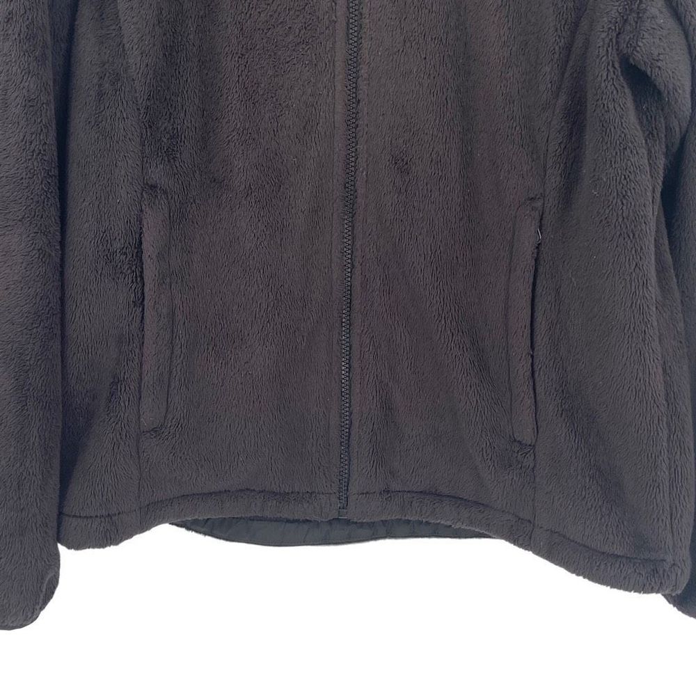 The North Face Women’s Full Zip Fleece Jacket Black Large - Picture 5 of 8